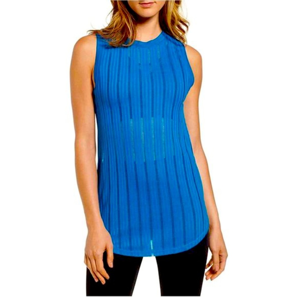Ivy Park Blue Knit Tank/ Swimsuit Cover Up Sz M